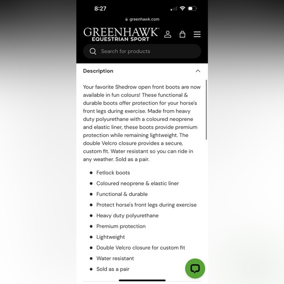 🐎Shedrow Blue Open Front Tendon Protection Boots - Picture 4 of 4